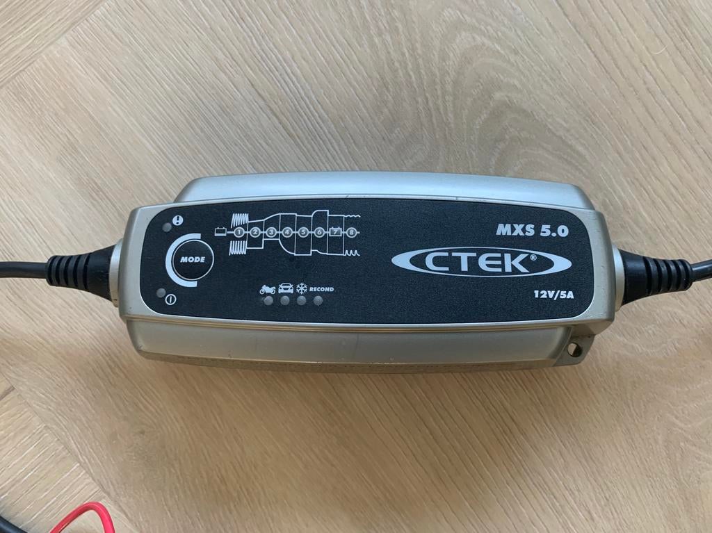 Ctek MXS 5.0 druppellader, Ophalen of Verzenden, Gebruikt