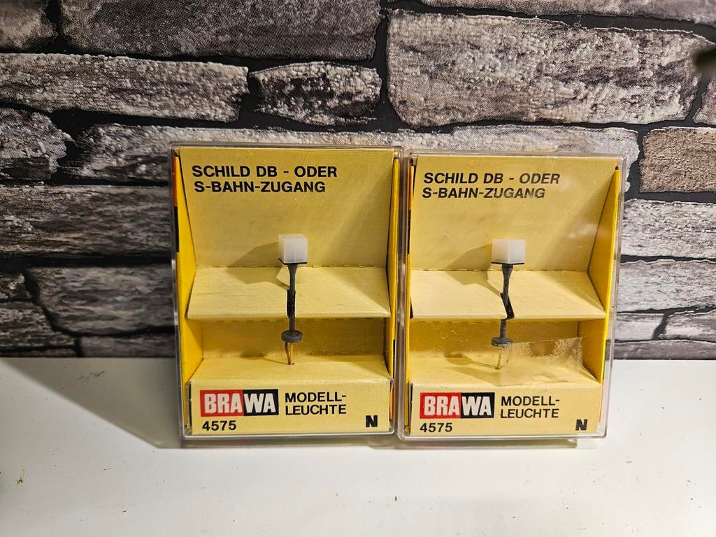 2x DB verlichting lampen N spoor trein 1:160, Hobby en Vrije tijd, Modeltreinen | N-Spoor, Ophalen of Verzenden, Nieuw, Gelijkstroom