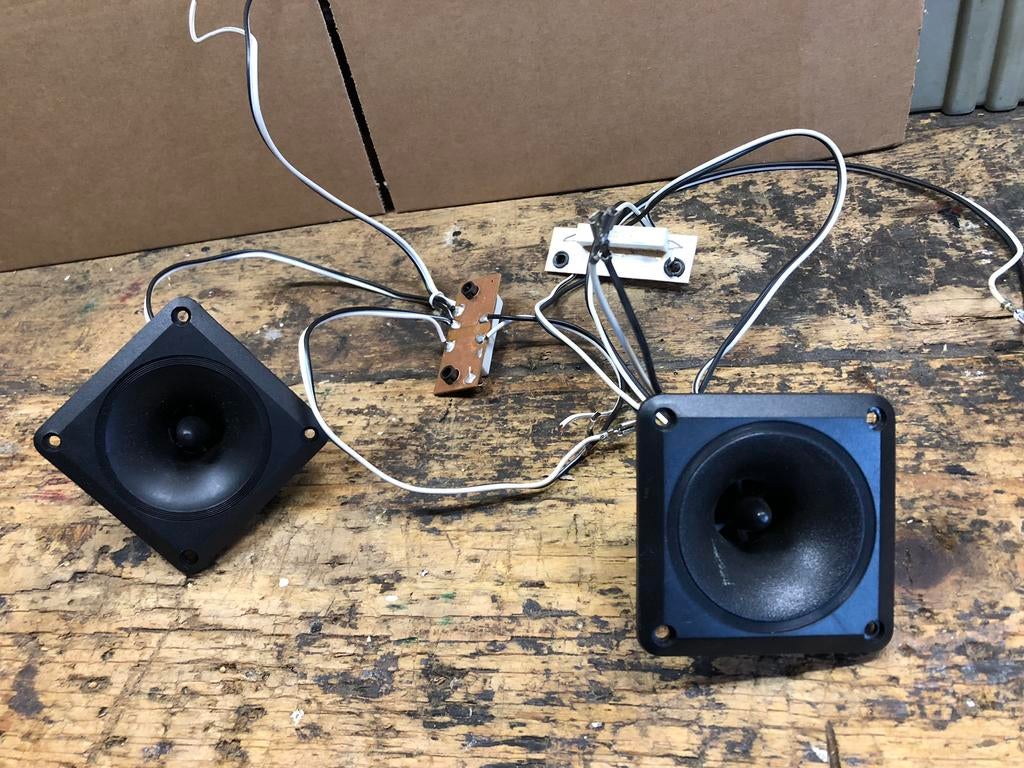 Set hoorn luidsprekers/tweeters, Ophalen of Verzenden, Gebruikt, Overige typen, Overige merken