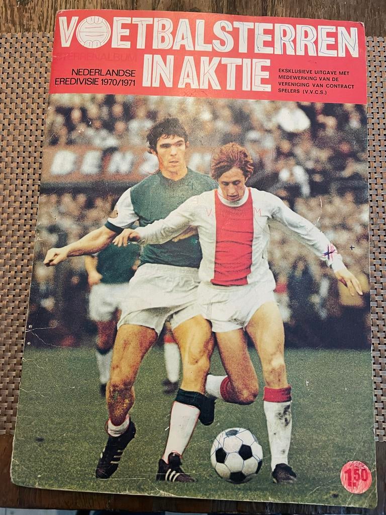 Voetbalplaatjes album 70/71 - Incompleet, Ophalen of Verzenden, Gebruikt, Overige binnenlandse clubs, Boek of Tijdschrift