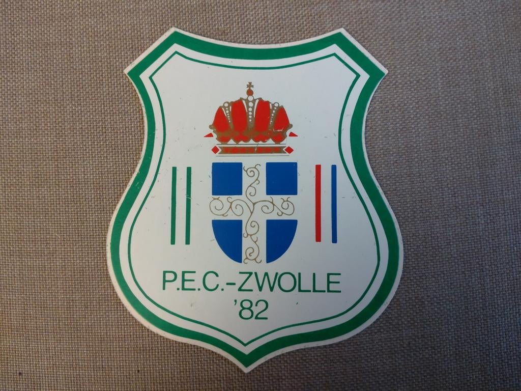 PEC Zwolle sticker., Verzenden, Zo goed als nieuw, Sport