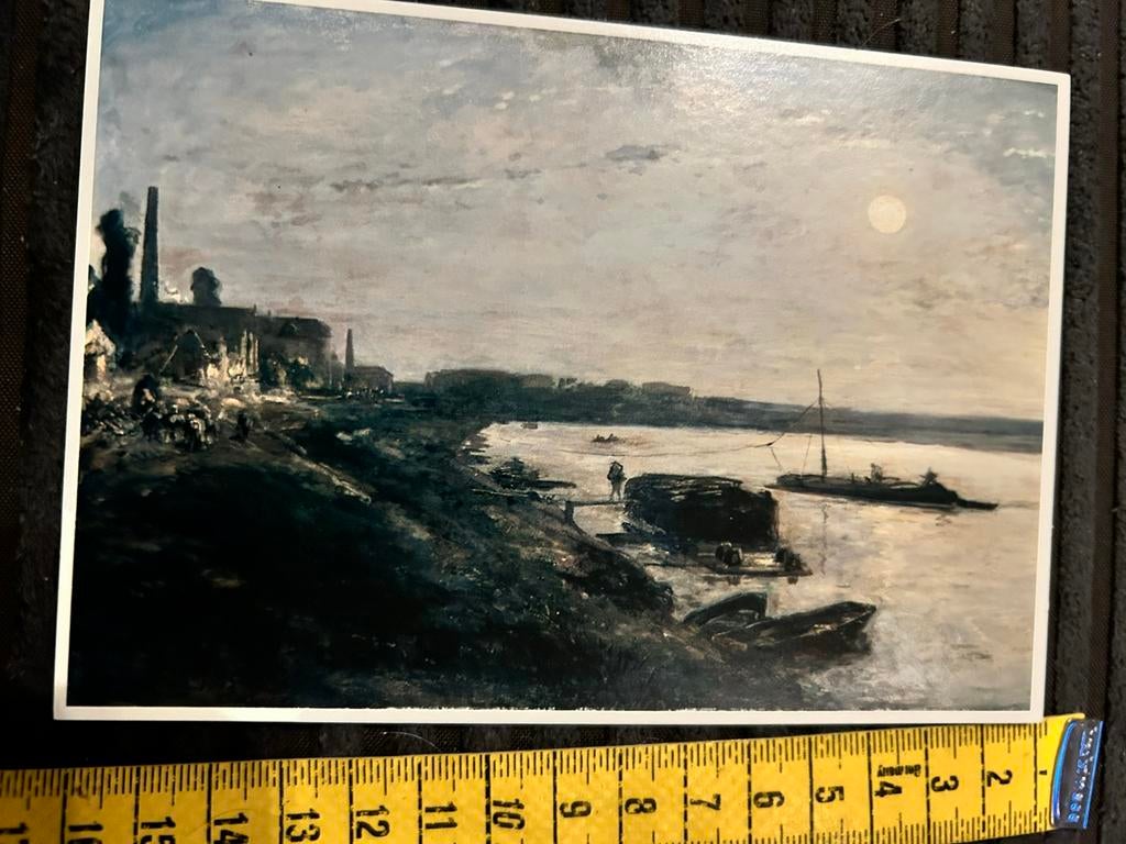 1580. Kunstkaart Johan Barteld Jongkind, Ophalen of Verzenden, 1980 tot heden, Ongelopen