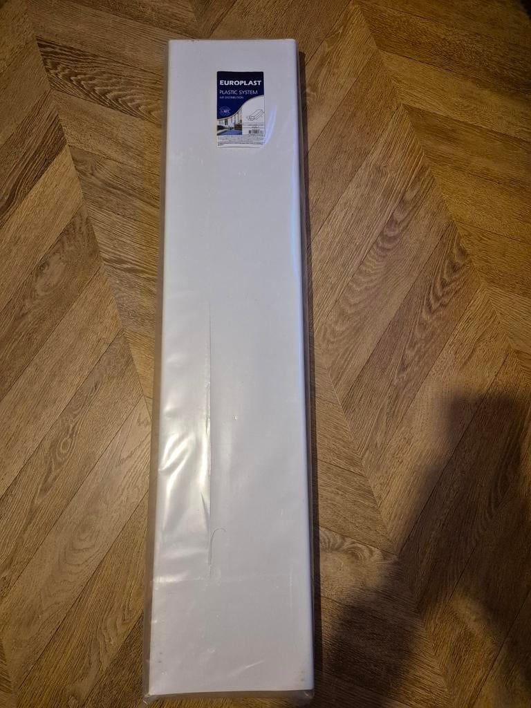 Rechthoekig kunststof ventilatiekanaal 220X55mm, Doe-het-zelf en Verbouw, Ophalen, Kunststof