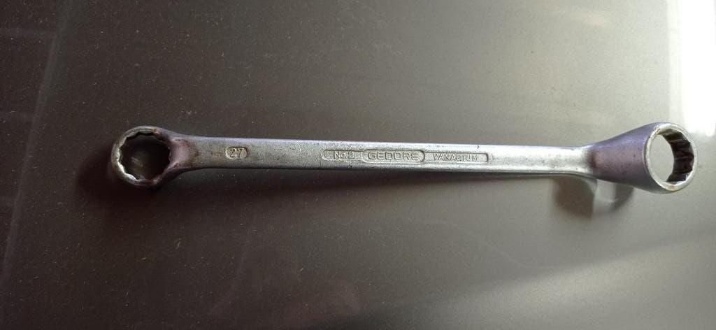 Gedore ringsleutel 27 x 32 no.2, Ophalen of Verzenden, Zo goed als nieuw