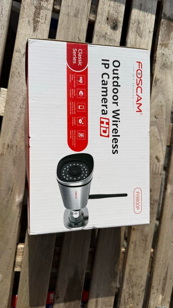 Foscam F19800P Outdoor Wireless IP Camera HD, Ophalen of Verzenden, Nieuw, Buitencamera