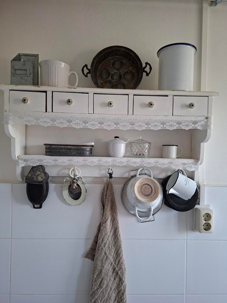 Keukenrek brocante, Ophalen, Gebruikt