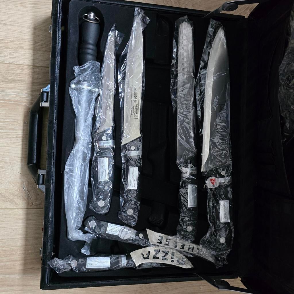 Steigenberger Messenset in Koffer - Nieuw!, Ophalen of Verzenden, Nieuw, Rvs of Chroom, Bestekset