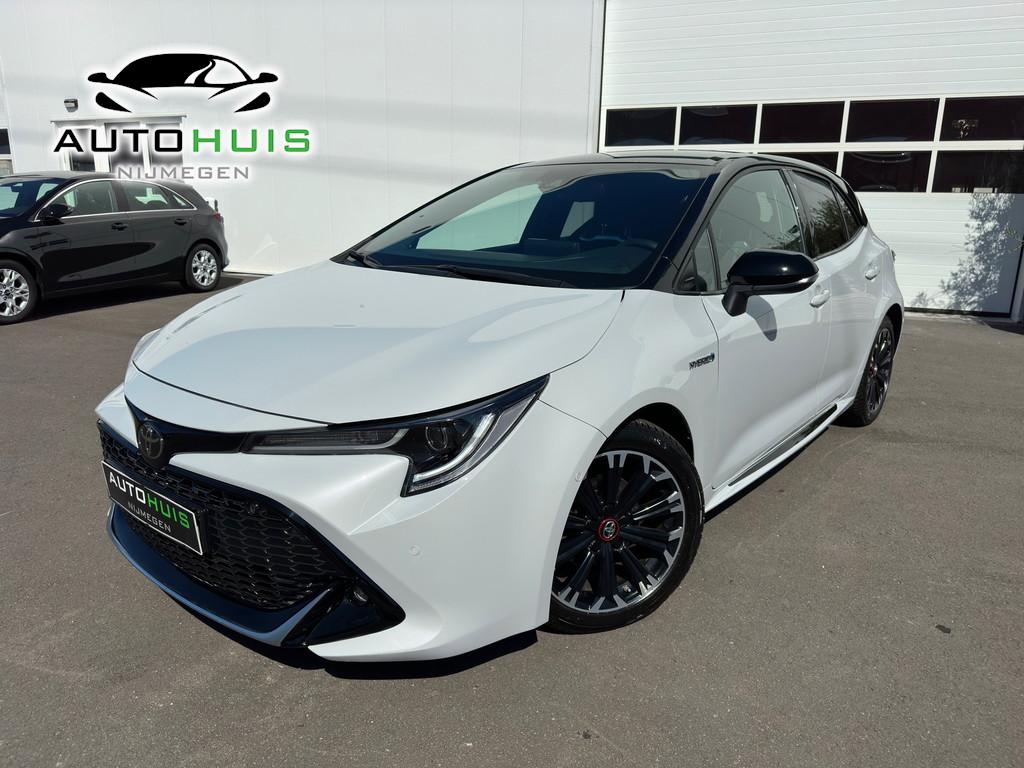 Toyota Corolla 1.8 Hybrid GR-Sport Half leder Achteruitrijca, Auto's, Toyota, Gebruikt, Zwart, 4 cilinders, 98 pk