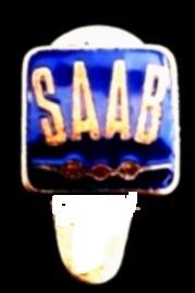Saab knoop-speld- emaille uitvoering, Verzenden, Nieuw, Transport, Speldje of Pin