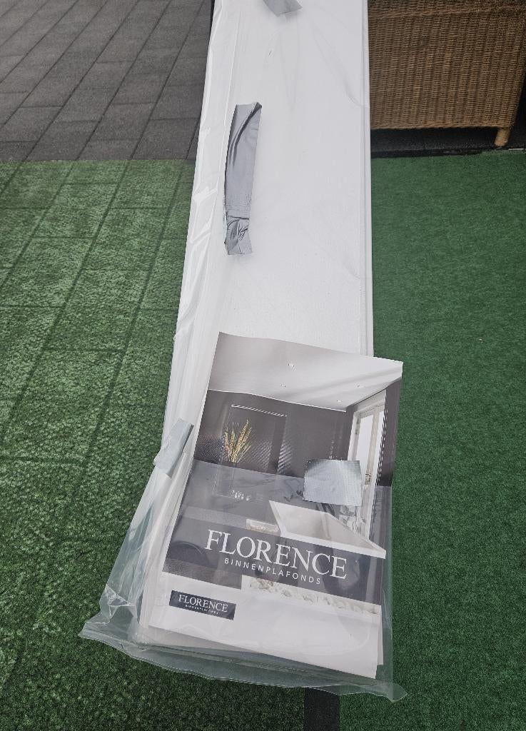 Florence binnenplafond paneel 250x10mm - 450 cm - Stuco, Doe-het-zelf en Verbouw, Platen en Panelen, Ophalen, Nieuw, Overige materialen