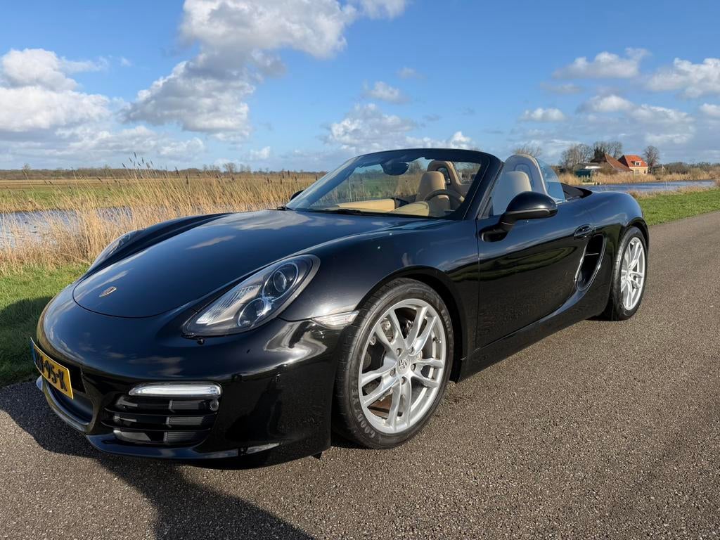 KOOPJE!! Nieuw model 981 Porsche boxster cayman cabrio, Achterwielaandrijving, Beige, Cabriolet, Zwart
