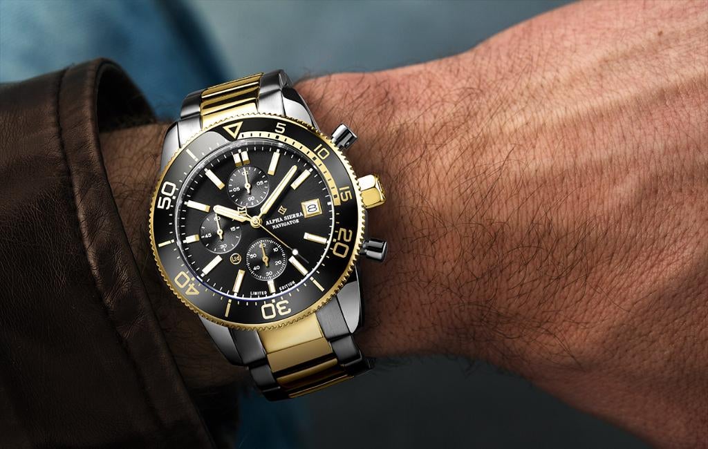 Alpha Sierra Navigator BGS04 SEIKO Nieuw t.w.v € 399-,, Ophalen of Verzenden, Nieuw, Zwart, IOS