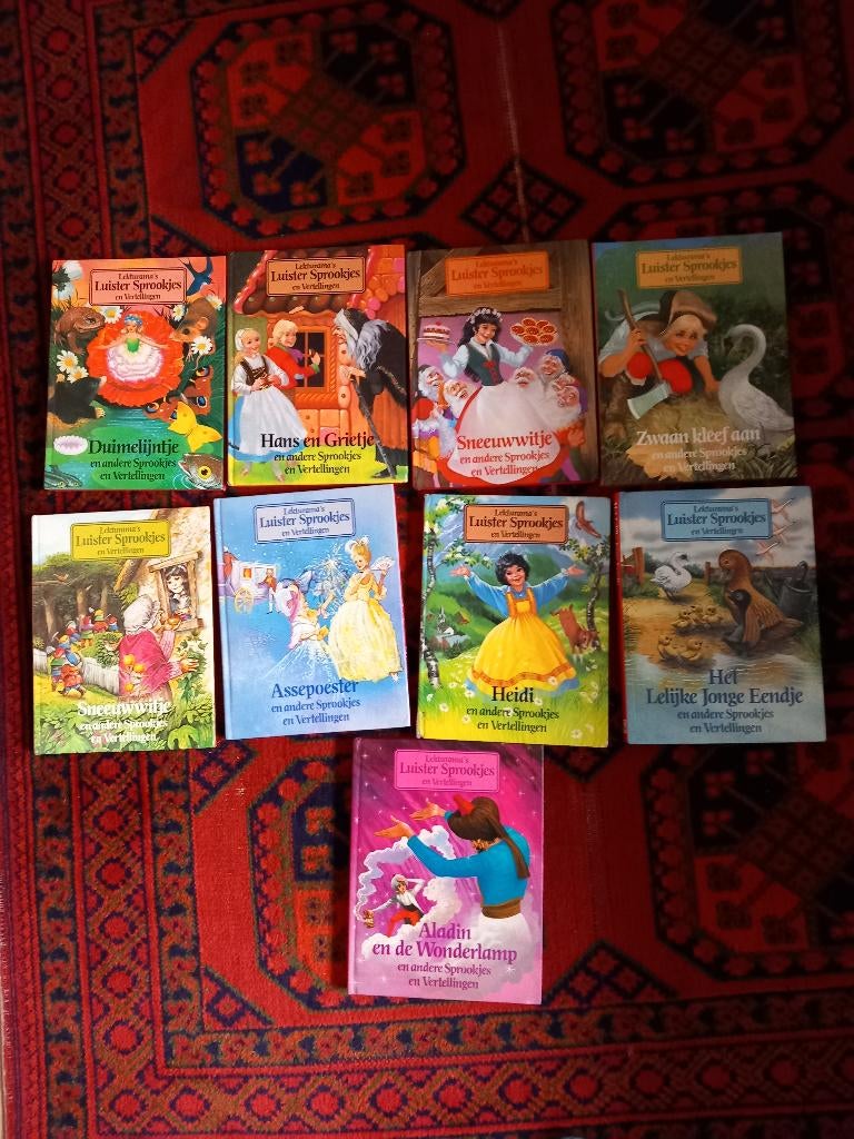 Lekturama luister sprookjes 9 boeken, Ophalen, Zo goed als nieuw
