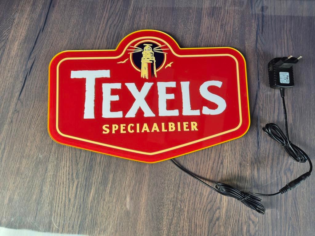 TEXELS SPECIAALBIER LEDLAMP ORIGINEEL, Verzamelen, Biermerken, Ophalen, Nieuw, Reclamebord, Plaat of Schild, Overige merken
