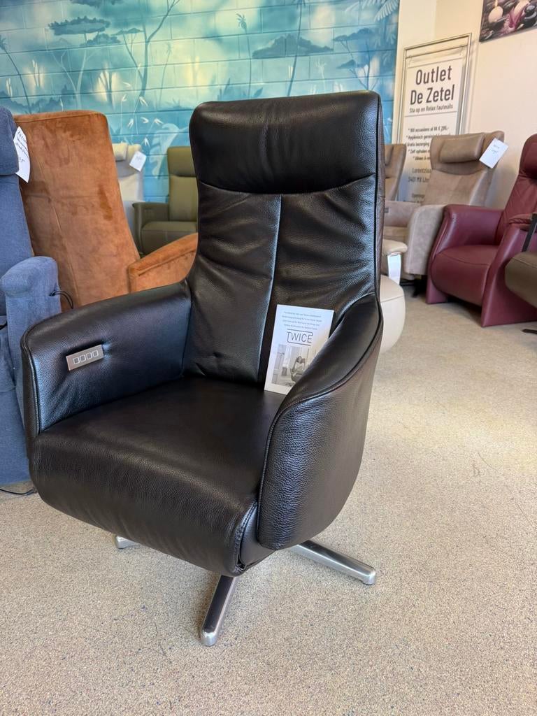 Twice moderne sta op stoel relax fauteuil gratis bezorging