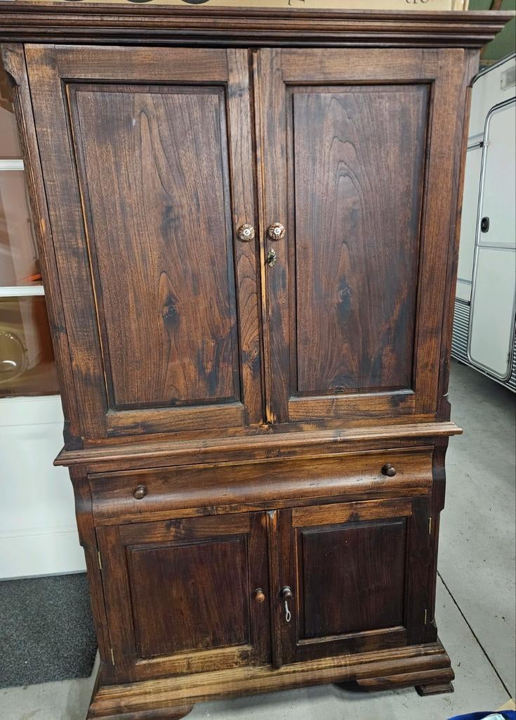 Gratis ophalen - houten kast, Antiek en Kunst, Ophalen of Verzenden