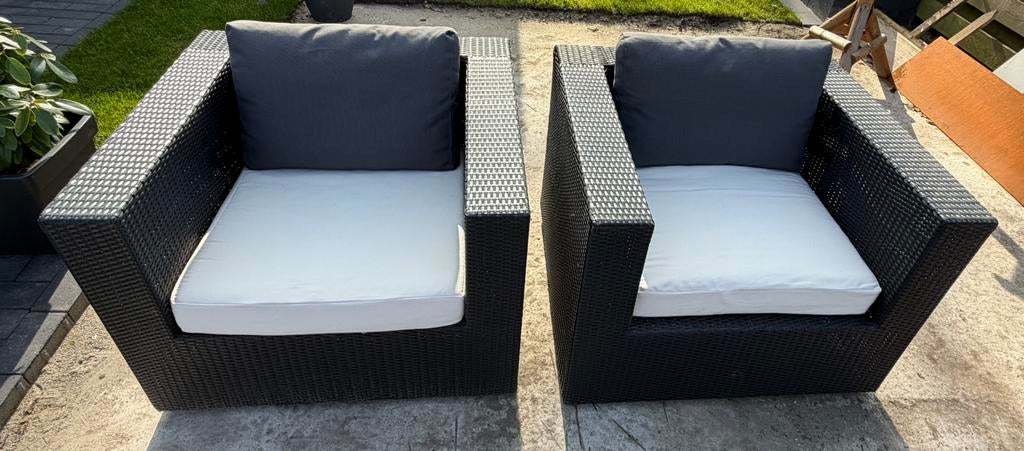 Tuin set Bellagio, Tuin en Terras, Tuinsets en Loungesets, Gebruikt, Loungeset, Kunststof, 4 zitplaatsen, Stoel, Ophalen