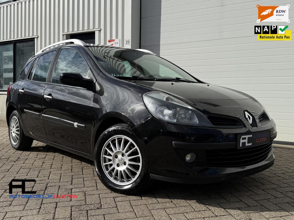 Renault Clio 1.2 TCE Estate|AIRCO|LMV|CRUISE|ISOFIX|NWE APK!, Voorwielaandrijving, Euro 5, Zwart, 4 cilinders