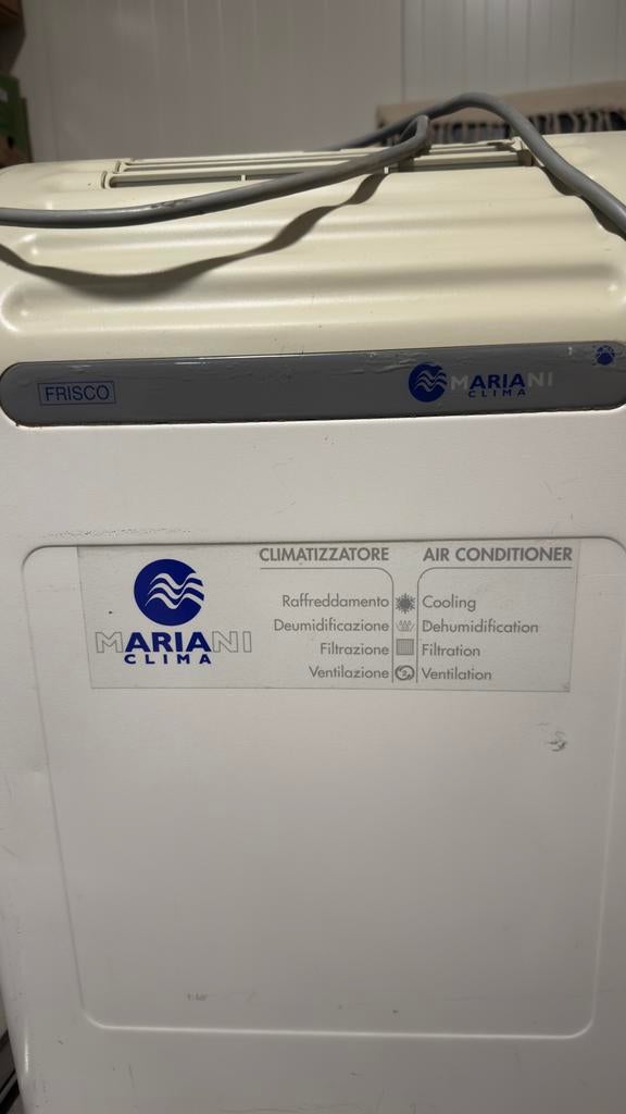 Mariani Clima Frisco split unit airco, Witgoed en Apparatuur, Airco's, Ophalen, Gebruikt, Timer, 3 snelheden of meer