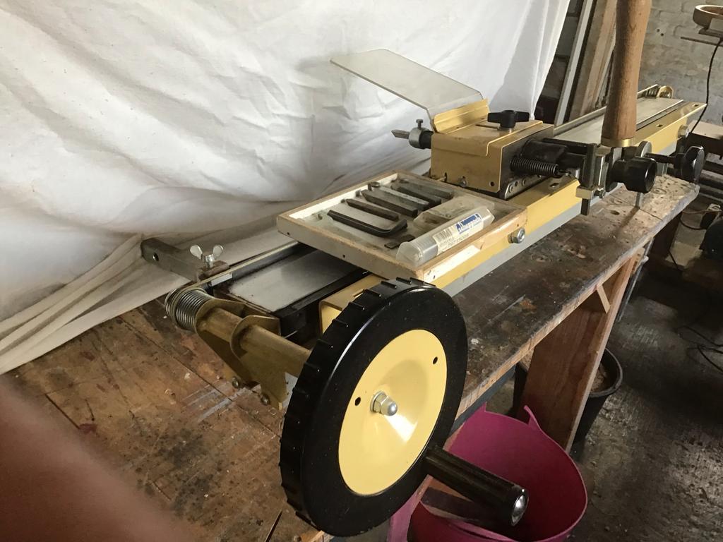 Scheppach kopieerinrichting voor houtdraaibank, Ophalen, Gebruikt, Onderdeel, 500 tot 1000 mm