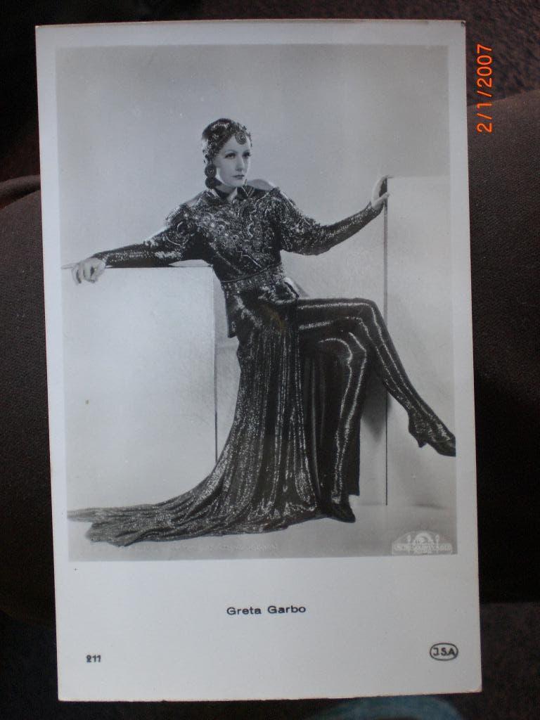 kaart Greta Garbo 5, Ophalen of Verzenden, 1920 tot 1940, Ongelopen, Sterren en Beroemdheden