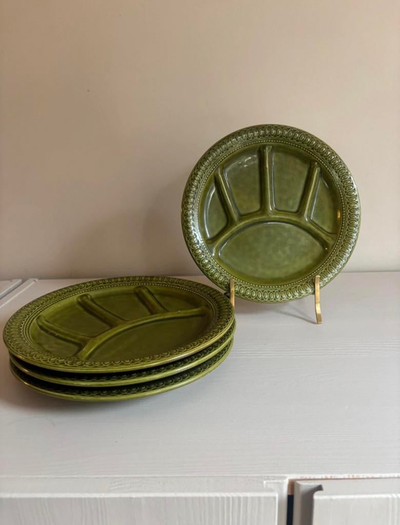 Vintage borden | groen | Italië, Ophalen of Verzenden