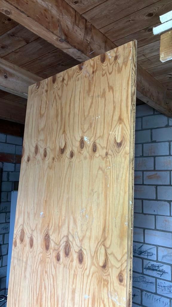 Grenen Underlayment plaat 244x61cm  | 18mm | TG4, Ophalen, Gebruikt, Minder dan 25 mm, Overige typen