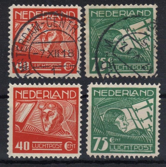 Luchtpost LP 4-5  gebruikt en ONGEBRUIKT, Ophalen of Verzenden, T/m 1940, Postfris