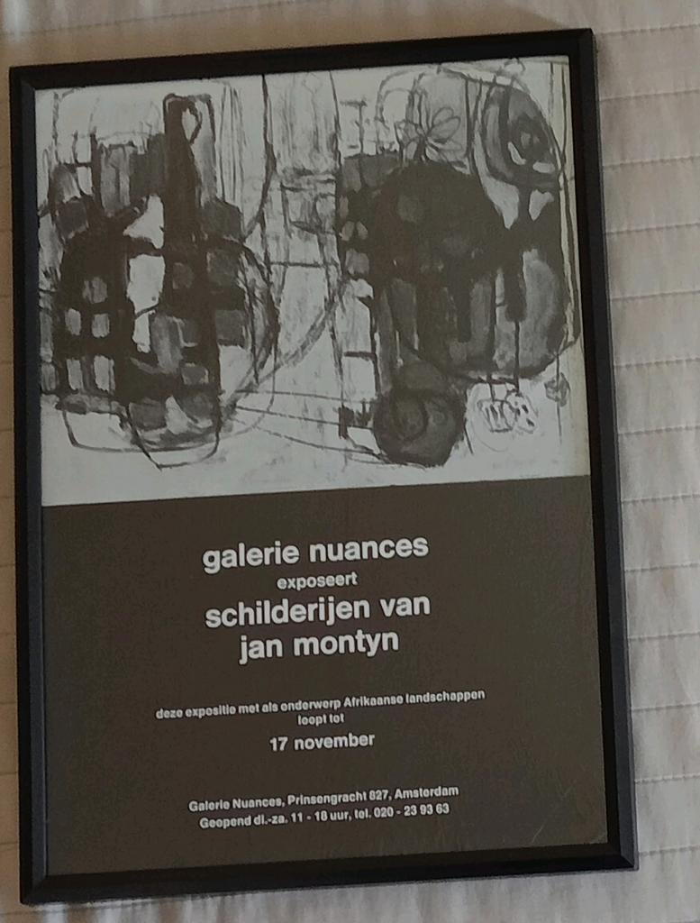 Jan Montyn Montijn affiche jaren 70-80, Ophalen of Verzenden, 1960 tot 1980, Tijdschrift