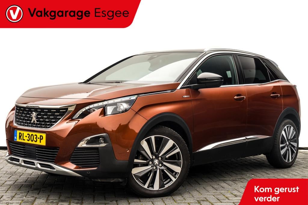 Peugeot 3008 1.2 131 PK PureTech GT Line| D-B Riem is VV | T, Stof, Gebruikt, 1199 cc, Origineel Nederlands