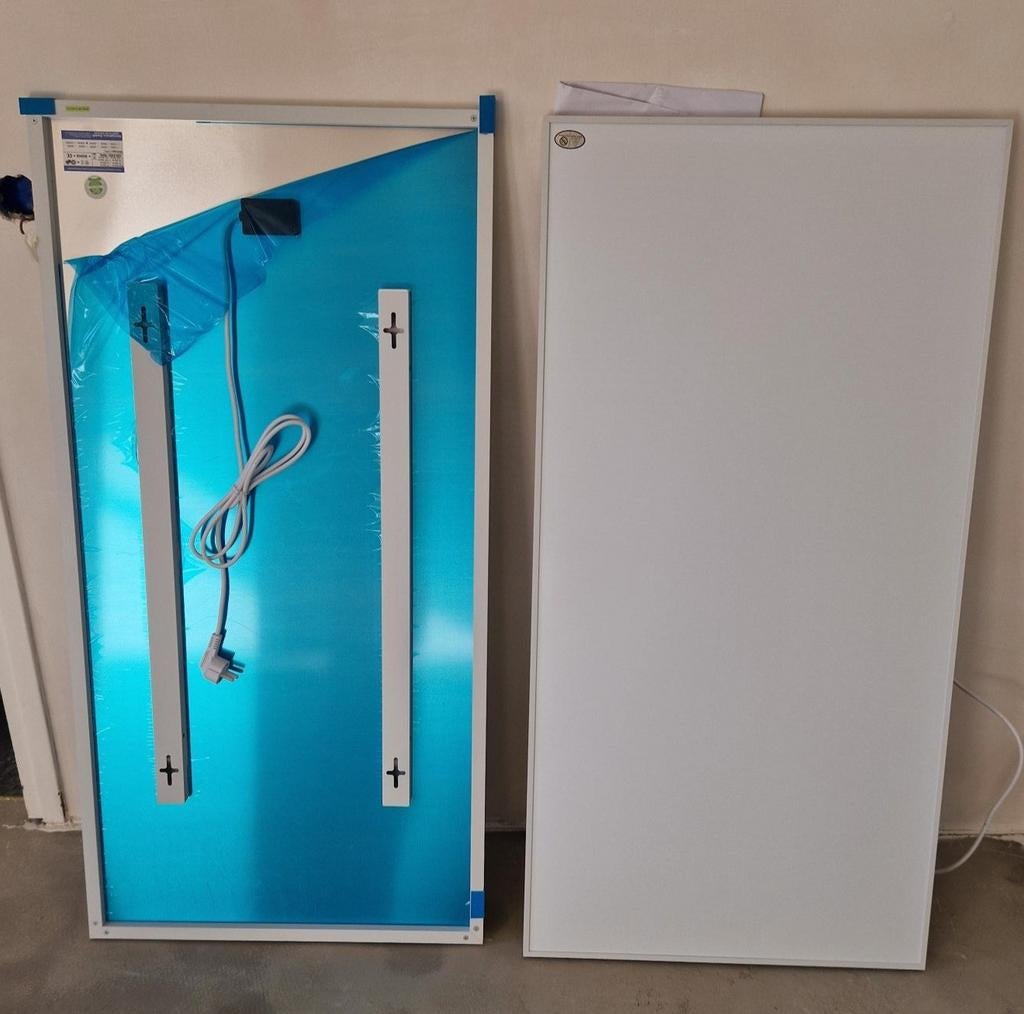 Infrarood panelen 2 stukst, Doe-het-zelf en Verbouw, Verwarming en Radiatoren, Ophalen, 60 tot 150 cm, Overige typen, 30 tot 80 cm