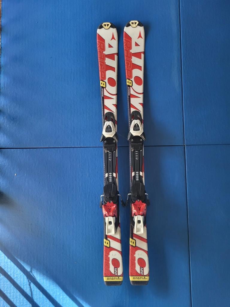 Atomic race 8 carve ski's 120 cm - Klaar voor de piste!, Ophalen, Gebruikt, 100 tot 140 cm, Atomic