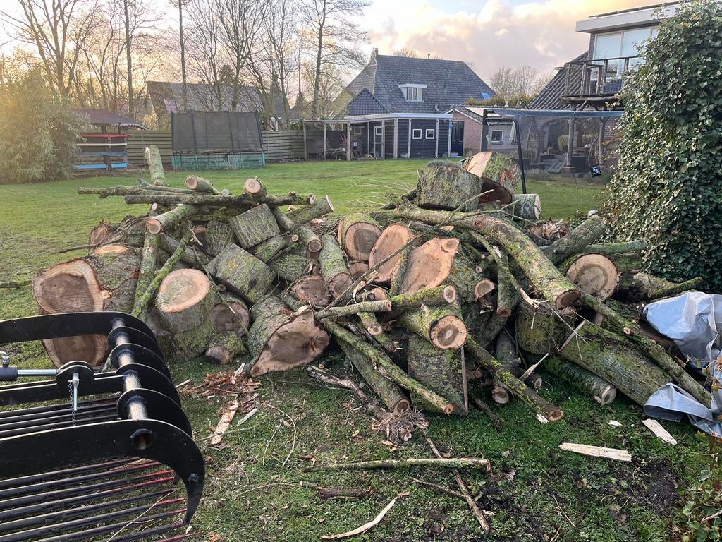 7 kuub brandhout haardhout wilg, 6 m³ of meer, Ophalen of Verzenden, Overige houtsoorten, Blokken