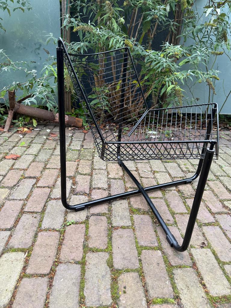 Niels Gammelgaard fauteuil model Jarpen de klassieker, Huis en Inrichting, Ophalen, Gebruikt, 75 tot 100 cm, Metaal