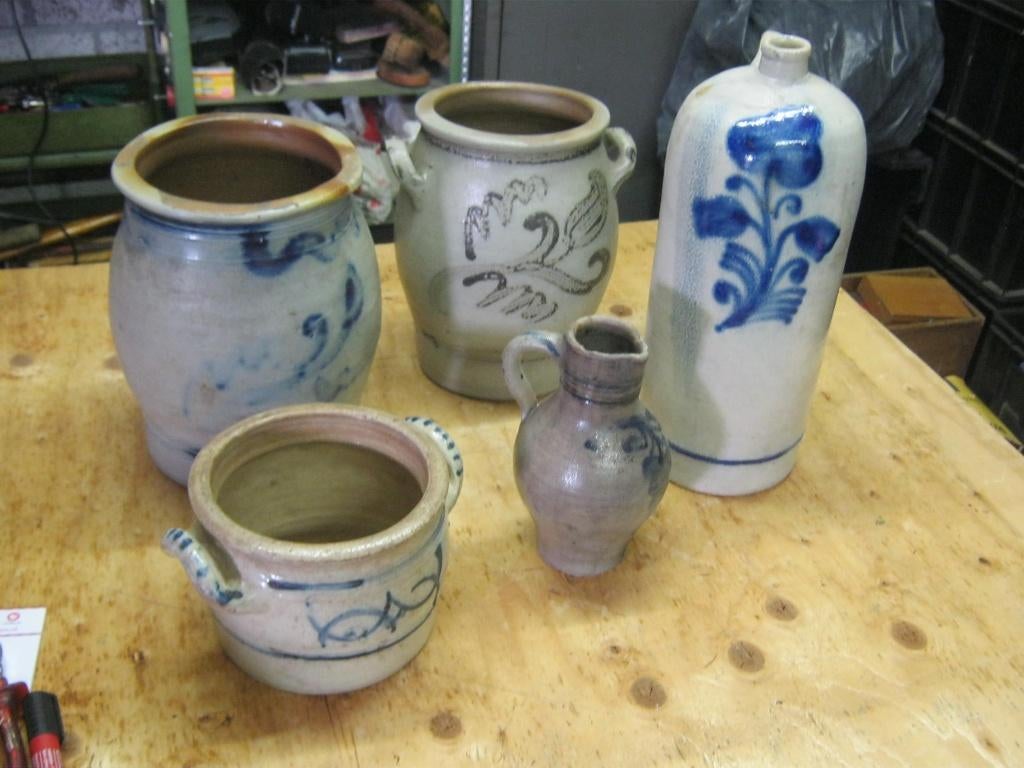 antieke Keulse potten en kruiken, Antiek en Kunst, Antiek | Keramiek en Aardewerk, Ophalen of Verzenden