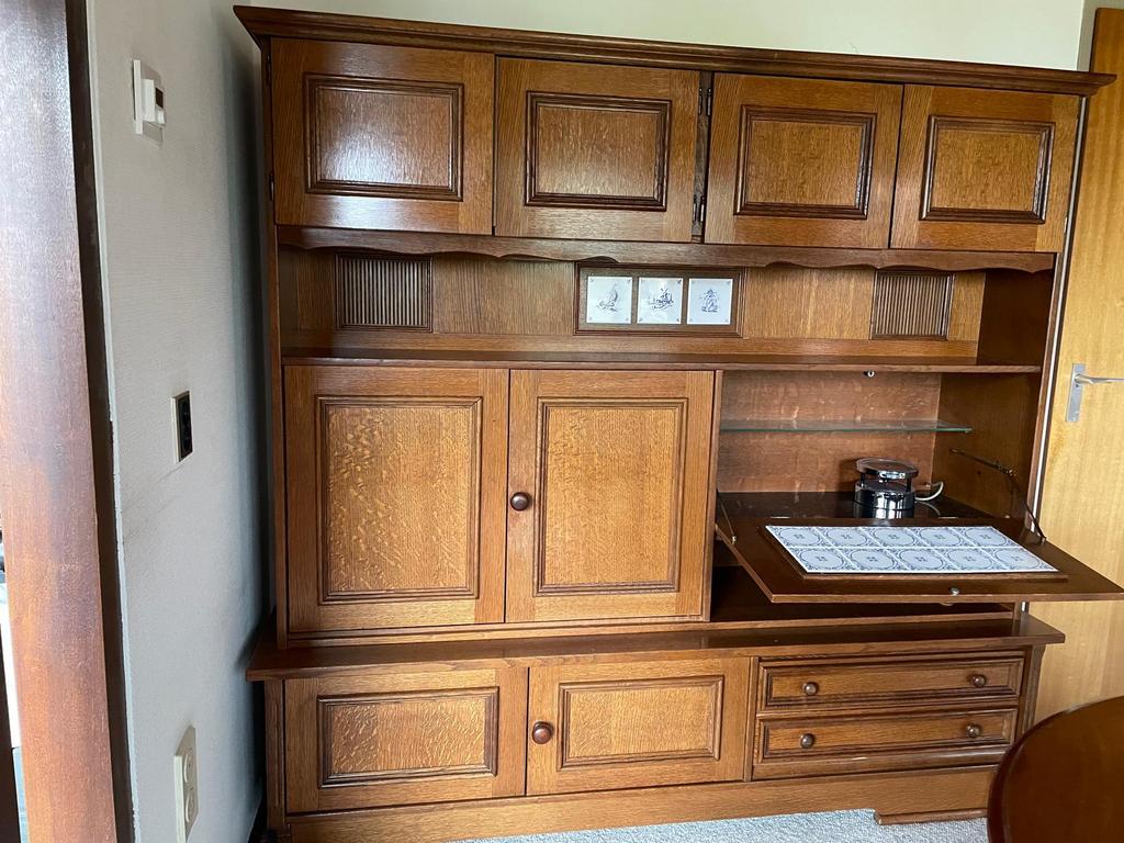 Kast met bureau, Huis en Inrichting, Ophalen, Gebruikt, Met deur(en), 150 tot 200 cm