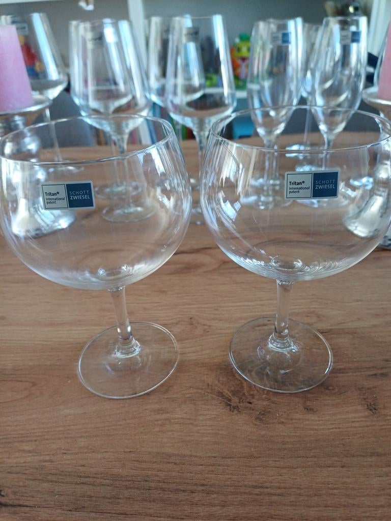 schott zwiesel gin tonic / cocktail glazen x2, Ophalen of Verzenden, Nieuw, Overige typen