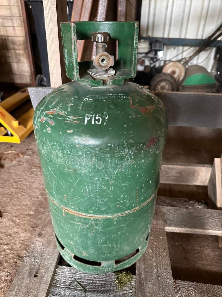 Heftruck Gasfles leeg, Ophalen, Gebruikt