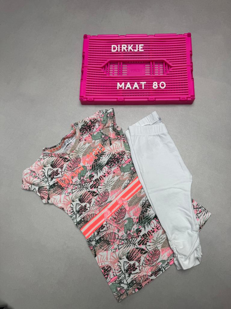 Dirkje setje Hakuna Matata - Maat 80 - nieuw, Meisje, Dirkje, Ophalen of Verzenden, Zo goed als nieuw