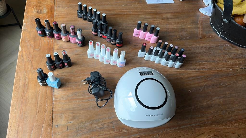 Gellak set met uv-lamp, Ophalen, Gebruikt, Handen en Nagels, Make-up