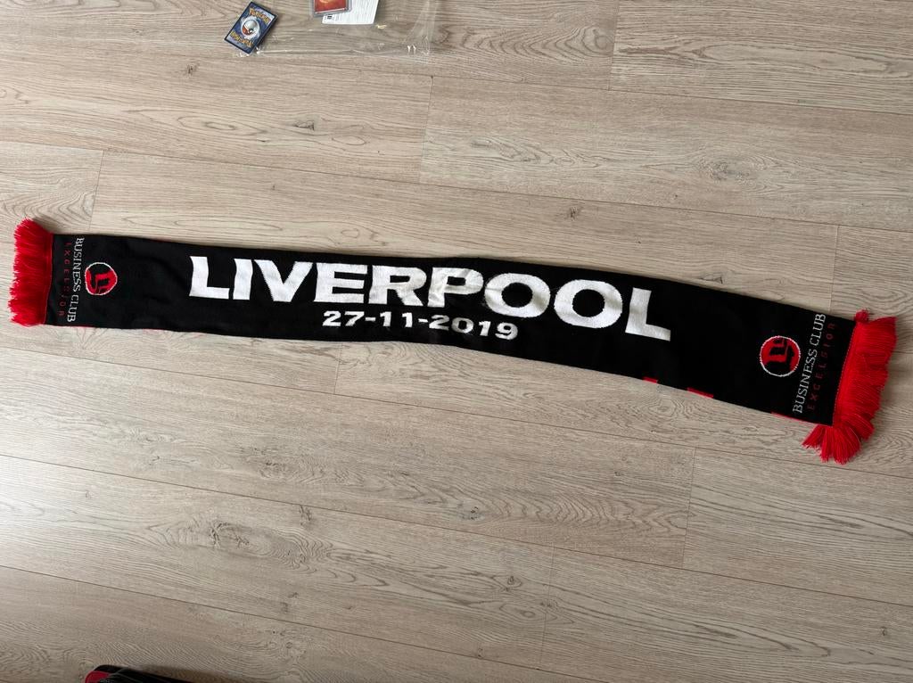 Sjaal Excelsior Liverpool 27-11-2019, Kleding | Dames, Mutsen, Sjaals en Handschoenen, Zo goed als nieuw, Sjaal, Maat 46/48 (XL) of groter