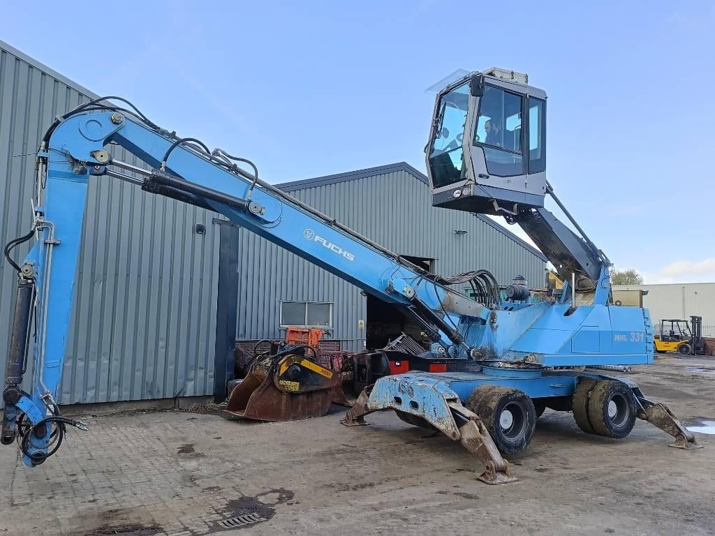 Fuchs MHL 331 overslagkraan umslagbagger waste handler, Kraan