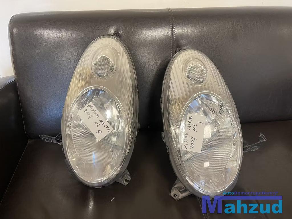 NISSAN MICRA 3 K12 rechts koplamp 2002-2010, Auto-onderdelen, Verlichting, Nissan, Gebruikt, Ophalen of Verzenden