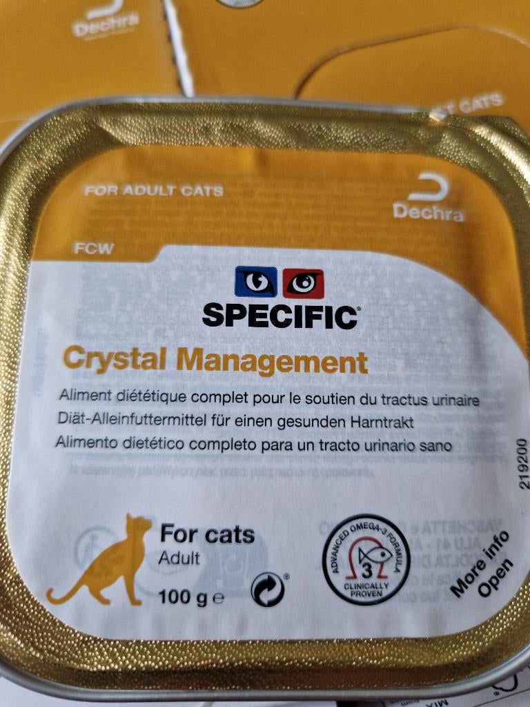 Specific FCW Cystal Management dieetvoer, Dieren en Toebehoren, Dierenvoeding, Ophalen of Verzenden, Kat