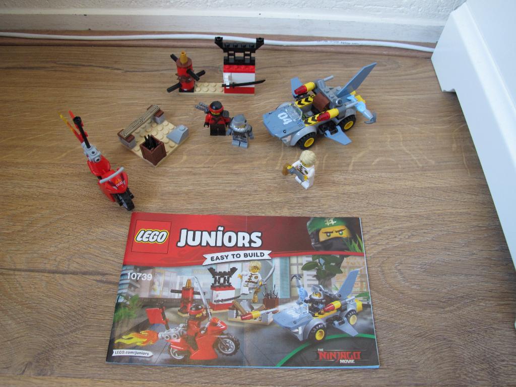 Lego Juniors 10739 Haaienaanval Ninjago, Ophalen of Verzenden, Zo goed als nieuw, Complete set, Lego