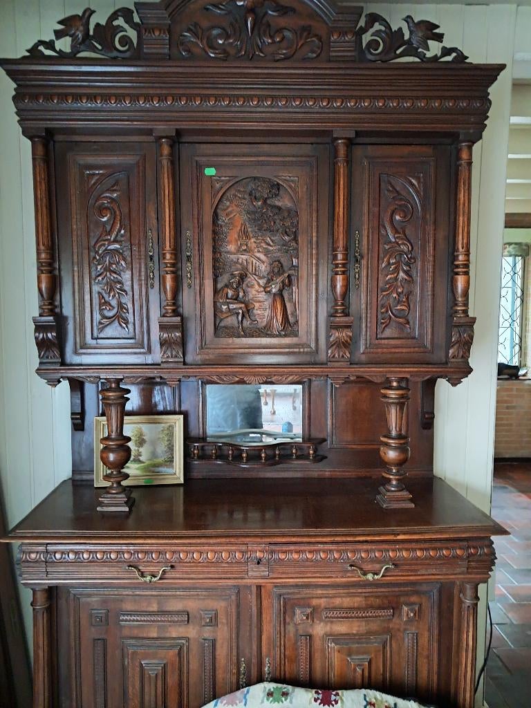 Buffetkast oud, Ophalen, Gebruikt, 200 cm of meer, 50 tot 75 cm