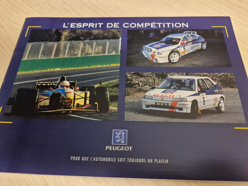 1996 dikke uitgave Peugeot Rallye 106 205 306 309 izgst, Ophalen of Verzenden, Zo goed als nieuw, Peugeot