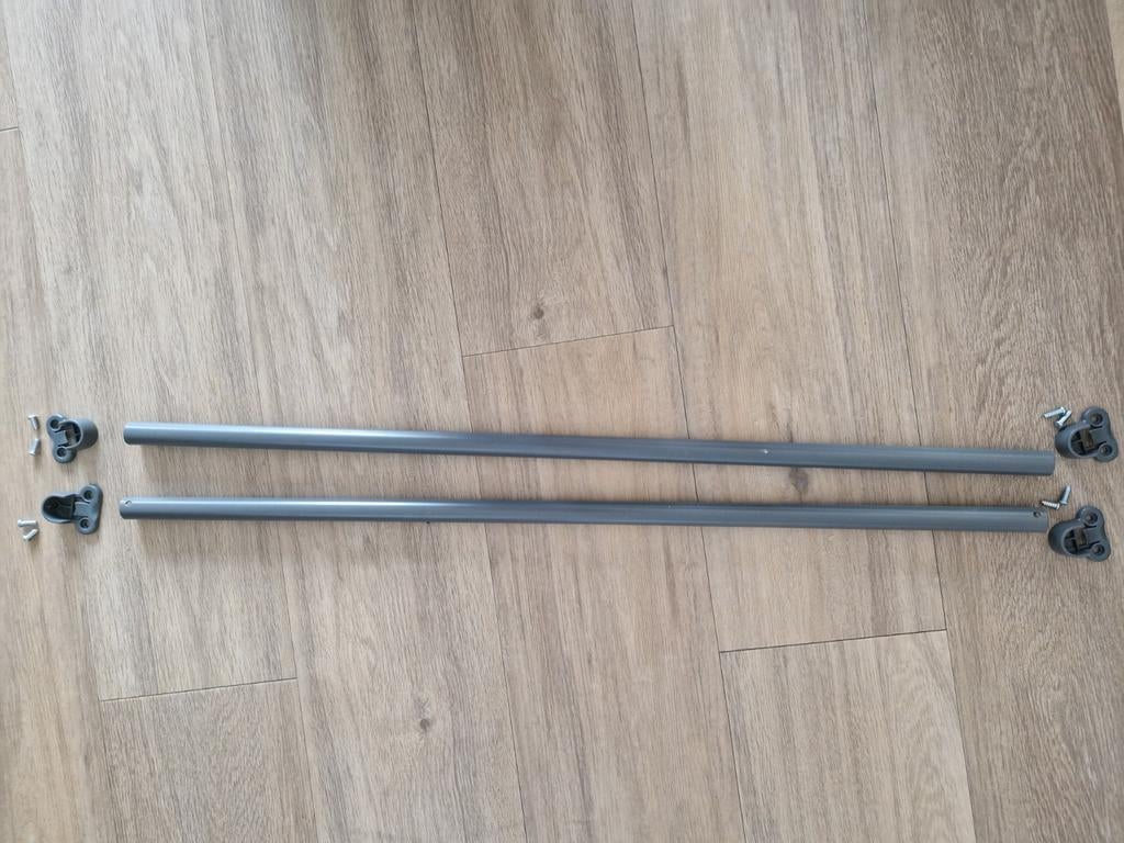 IKEA Komplement kledingroede grijs 2x 100cm, Ophalen, 50 tot 75 cm, 50 tot 100 cm, Minder dan 100 cm