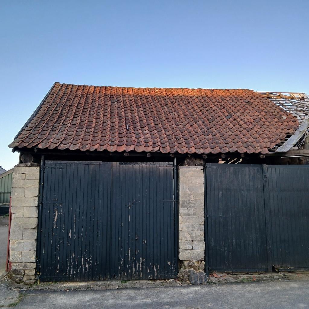 Oude Hollandse dakpannen, rood, ongeveer 1000 stuks, Doe-het-zelf en Verbouw, Dakpannen en Dakbedekking, Ophalen, Gebruikt, Steen of Klei