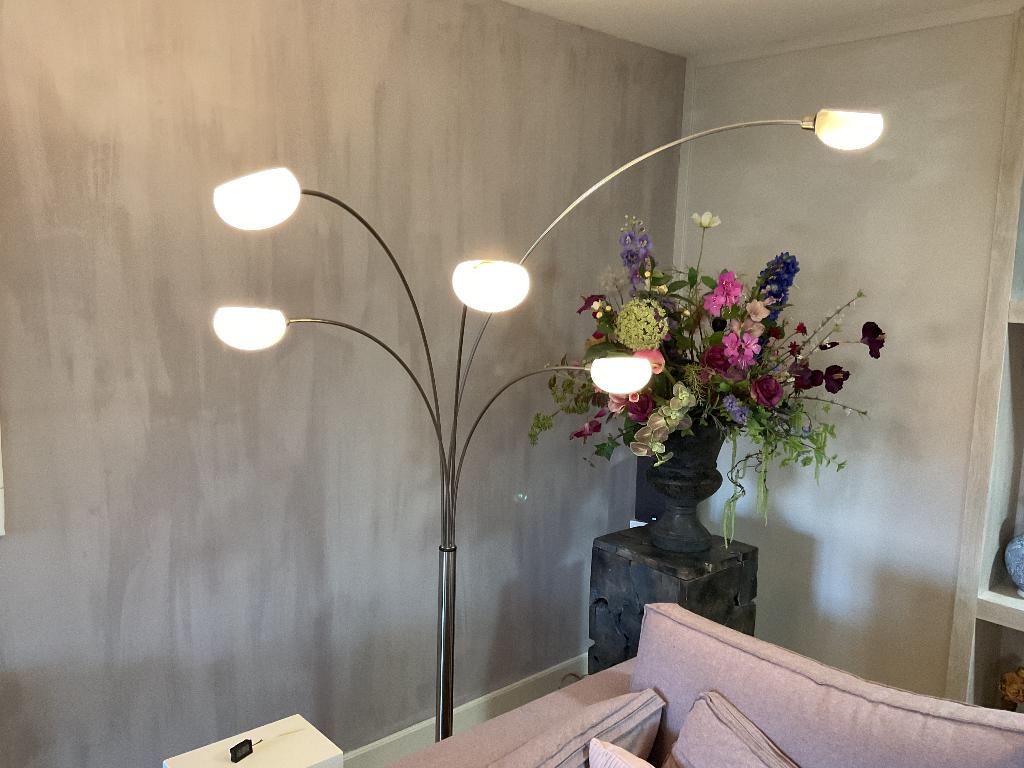 Staande vloerlamp, Ophalen, Zo goed als nieuw, Glas, 150 tot 200 cm